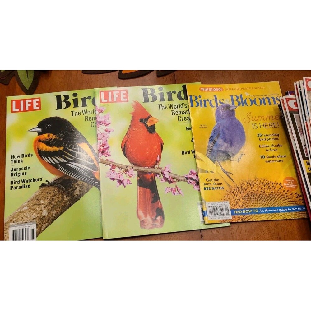 BIRDS & BLOOMS MAGAZINE LOT OF 3 VARIOUS 2024